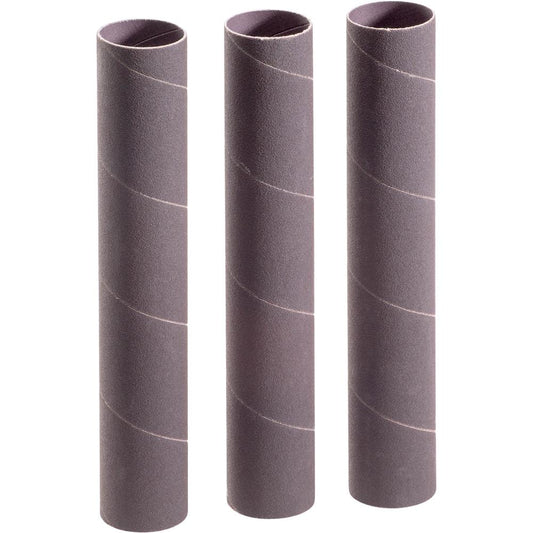 1-1/2" Dia. x 9" A/O Hard Sanding Sleeve, 120 Grit, 3 pk.