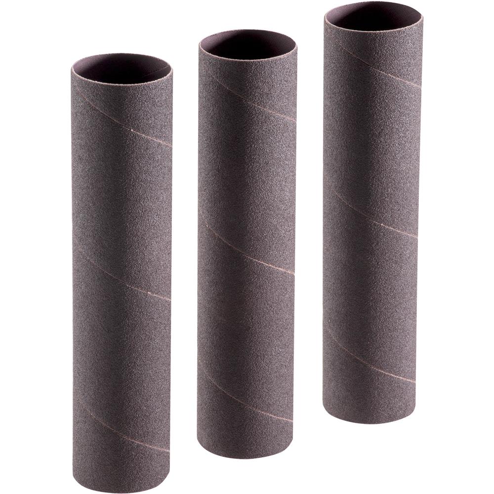 2" Dia. x 9" A/O Hard Sanding Sleeve, 100 Grit, 3 pk.