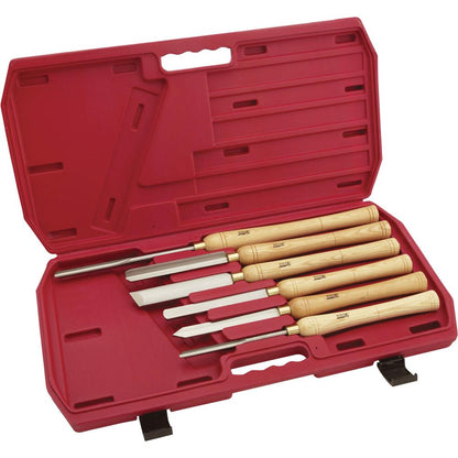 Deluxe HSS Lathe Chisel Set, 6-Pc.