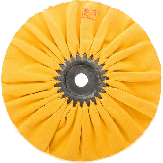 8" x 12 Ply x 5/8" Airway Hard Buff Wheel, 3500 RPM