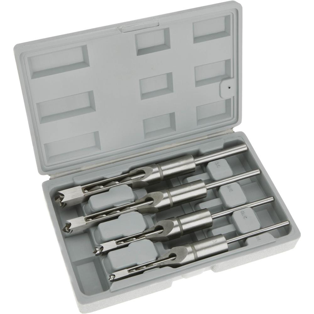 4-Pc. Mortising Chisels Set - 1/4", 5/16", 3/8", 1/2"