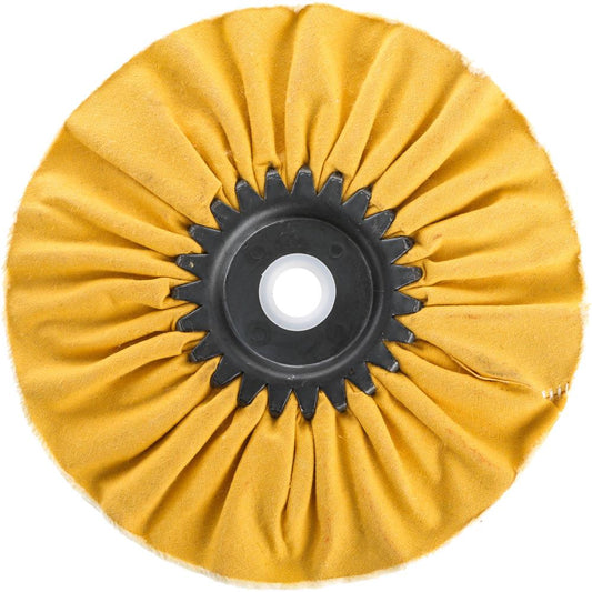 6" x 12 Ply x 5/8" Airway Hard Buff Wheel, 3500 RPM