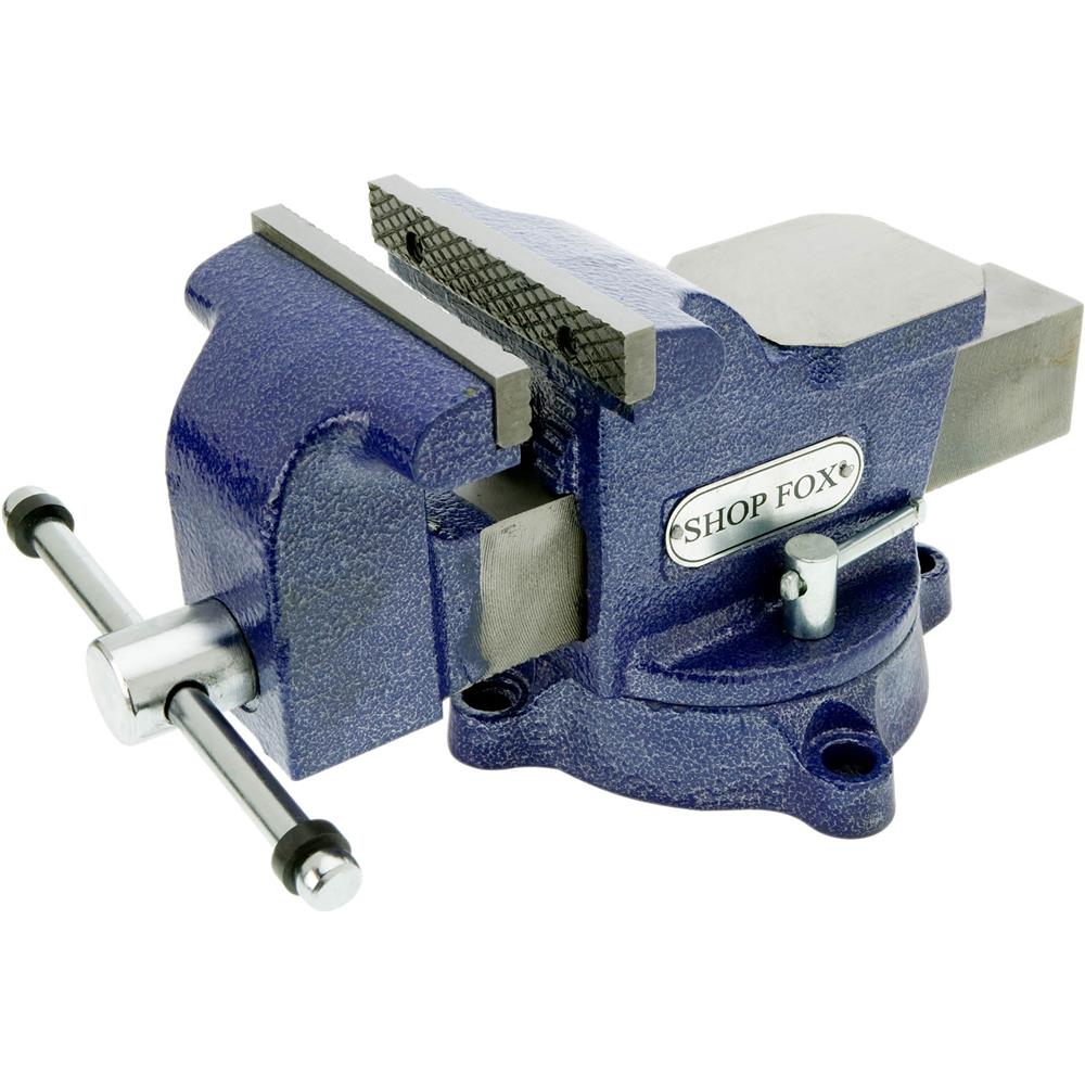 5" Bench Vise with Swivel Base