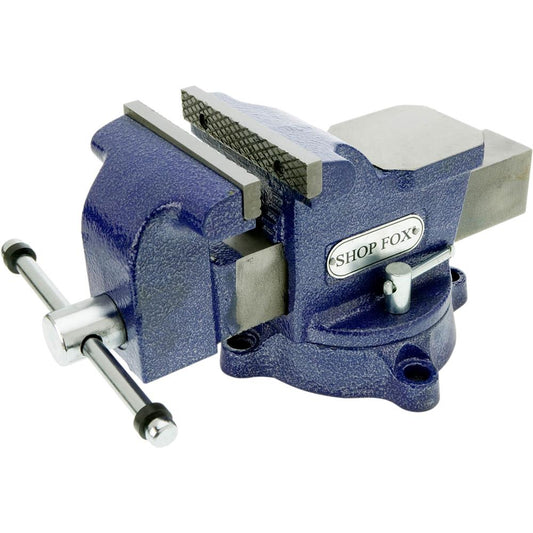 5" Bench Vise with Swivel Base