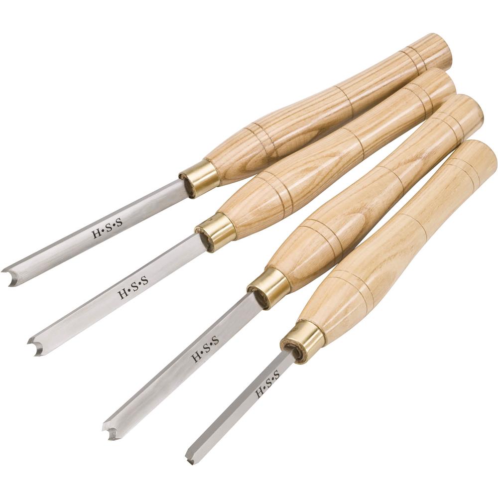 Beading Lathe Chisel Set, 4 pc.