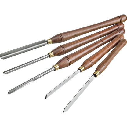 Deluxe Lathe Chisel Set, 5-Pc.