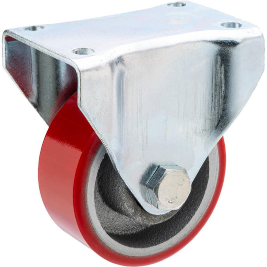 Non-Marring Polyurethane Fixed Caster