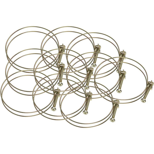 Wire Hose Clamp 4", 10 pk.
