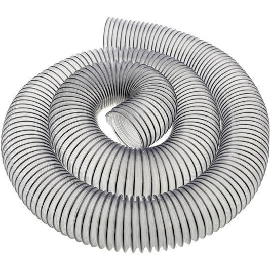 2-1/2" x 10' Clear Wire Reinforced Hose