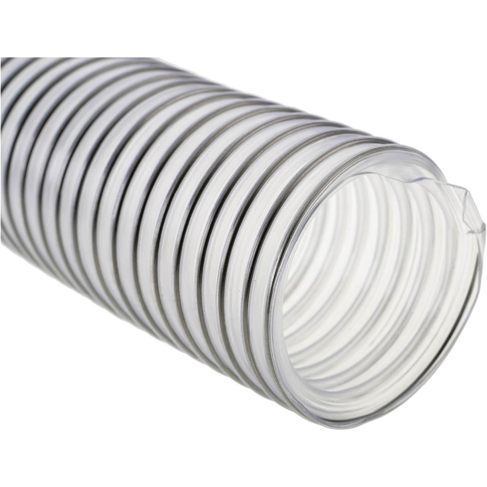 2-1/2" x 10' Clear Wire Reinforced Hose