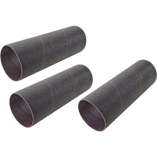 3" Dia. x 9" A/O Hard Sanding Sleeve, 100 Grit, 3 pk.