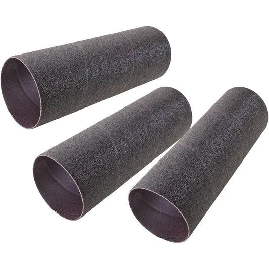 3" Dia. x 9" A/O Hard Sanding Sleeve, 120 Grit, 3 pk.