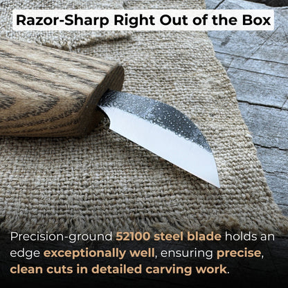 Detail Chip Carving Knife – Blade 3 cm (1.2 inches)