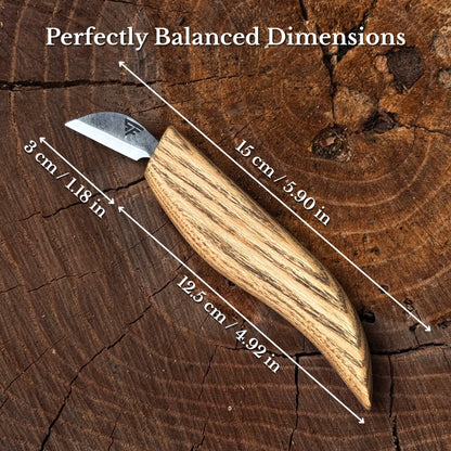 Detail Chip Carving Knife – Blade 3 cm (1.2 inches)