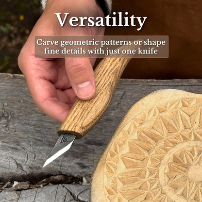 Detail Wood Carving Knife, 2.5 cm (1 inch)