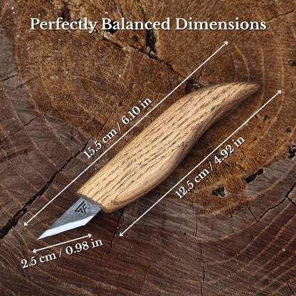 Detail Wood Carving Knife, 2.5 cm (1 inch)