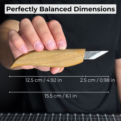 Detail Wood Carving Knife, 2.5 cm (1 inch)