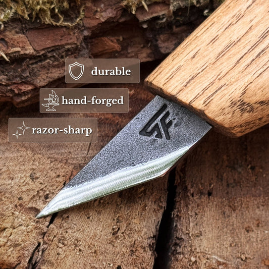 Detail Wood Carving Knife, 2.5 cm (1 inch)