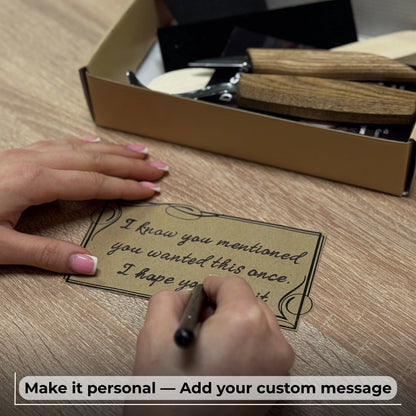 DIY Spoon Carving Kit for Beginners – Hook Knife & Whittling Tools