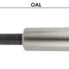 C/T Door Bit X 1/2"Cd X 2 1/4"Cl X 1/2"Sh X 5-1/2"