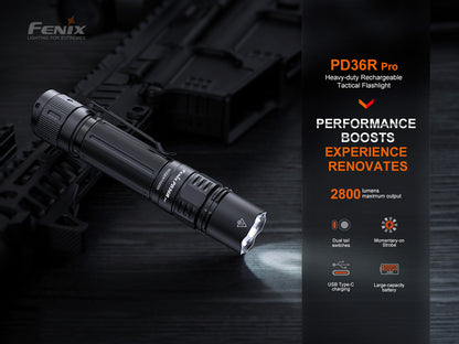 Fenix PD36R Pro 2800 Lumen Flashlight + FREE E03R V2 Keychain Light - Norfolk Wood Shop