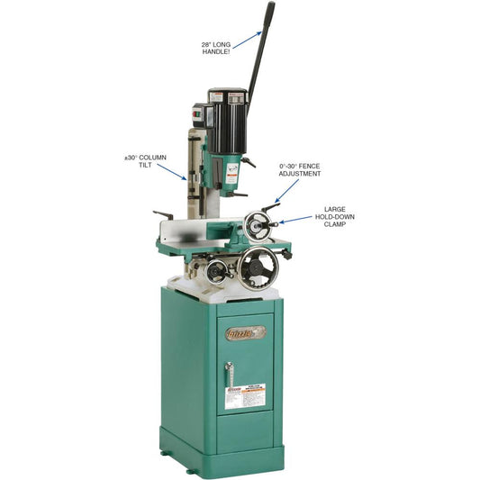 1-1/2 HP Heavy-Duty Mortiser w/ Stand