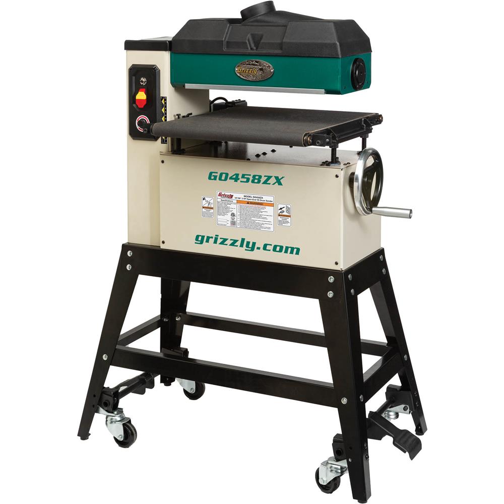 18" 2 HP Open-End Variable-Speed Drum Sander