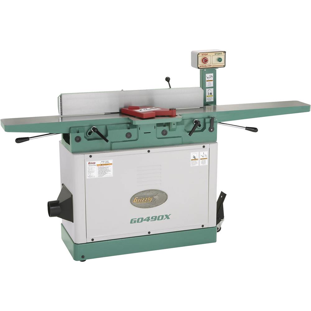 8" x 76" Jointer with Parallelogram Beds and Spiral Cutterhead
