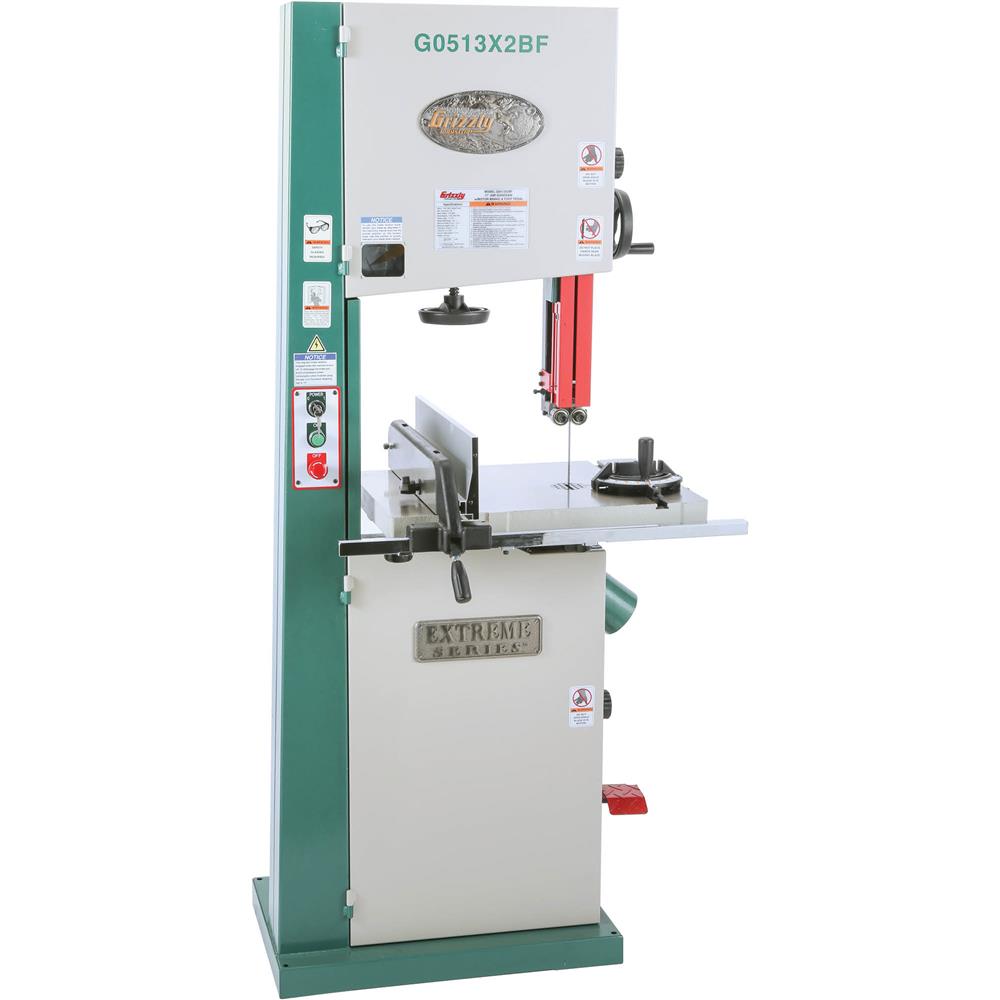 17" 2 HP Extreme Series Bandsaw w/ Cast-Iron Trunnion & Foot Brake