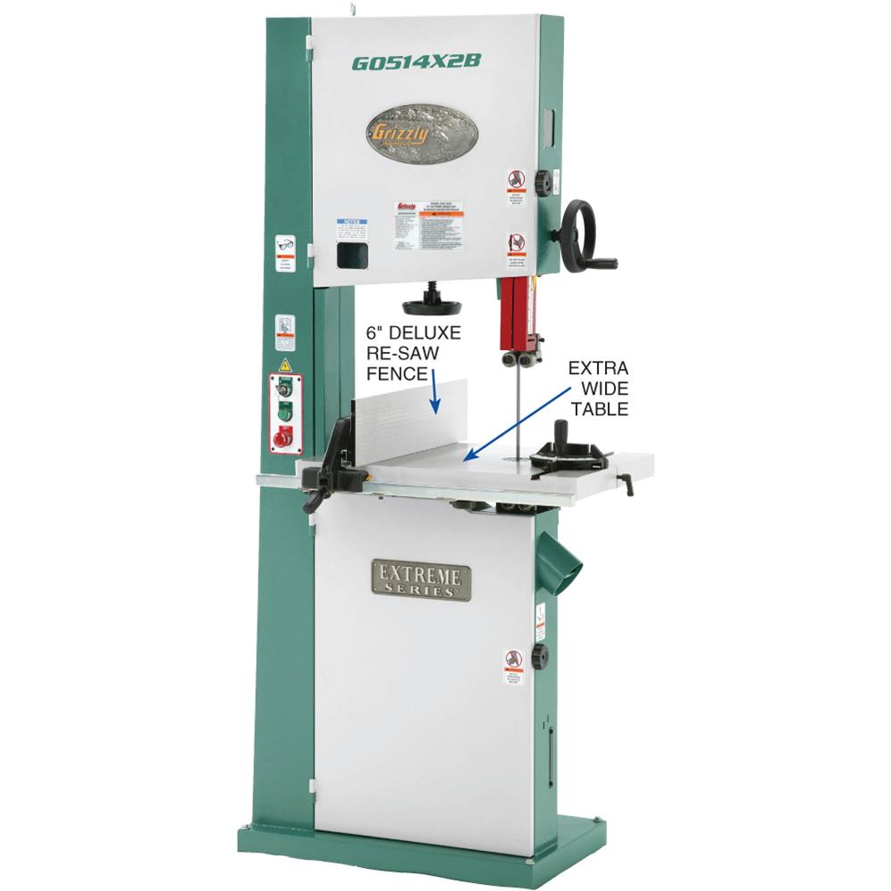 19" 3 HP Extreme-Series Bandsaw w/ Motor Brake