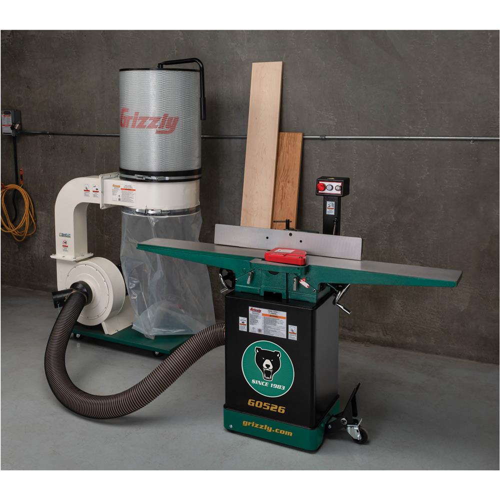6" x 60" Jointer w/ V-Helical Cutterhead