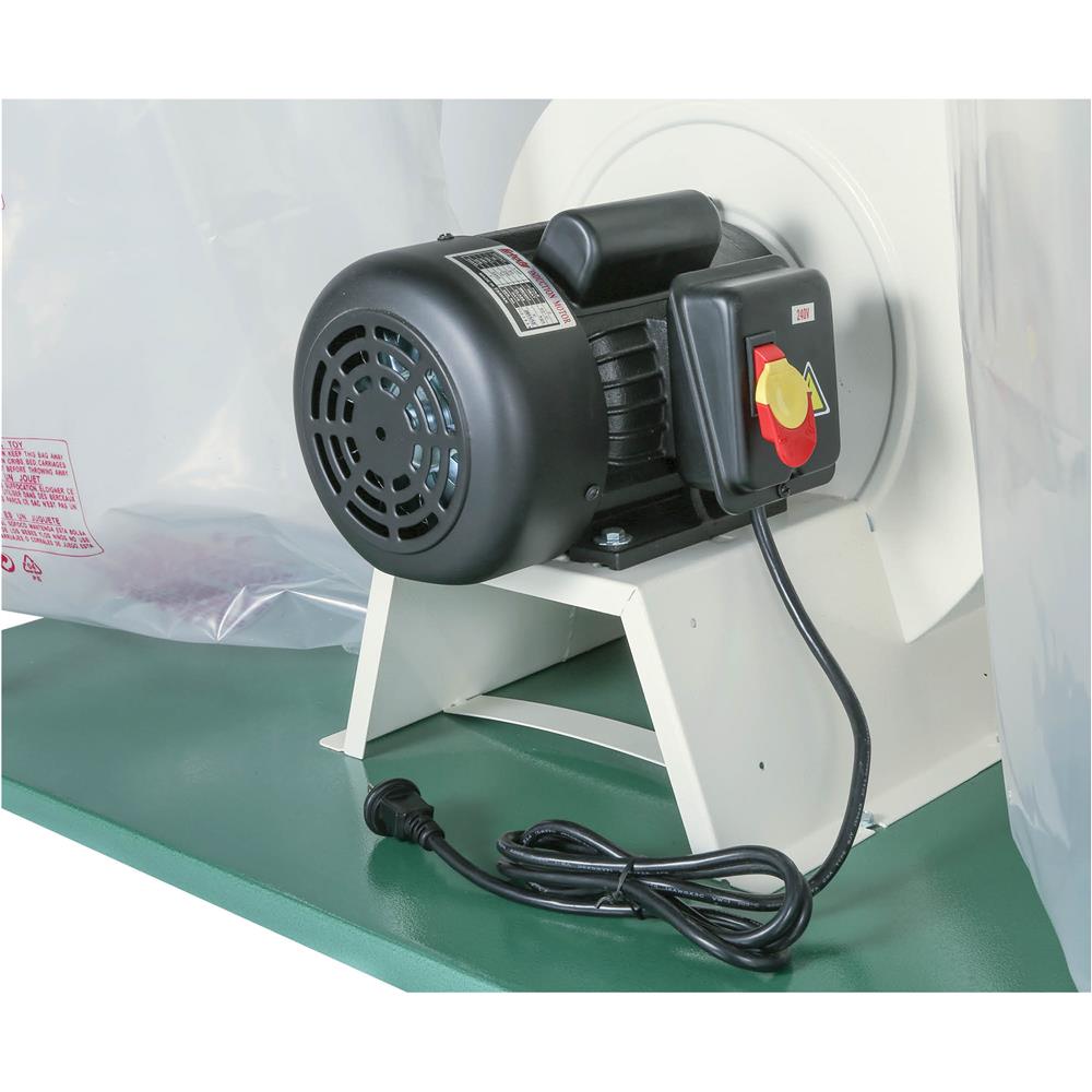 3 HP Double Canister Dust Collector w/ Aluminum Impeller
