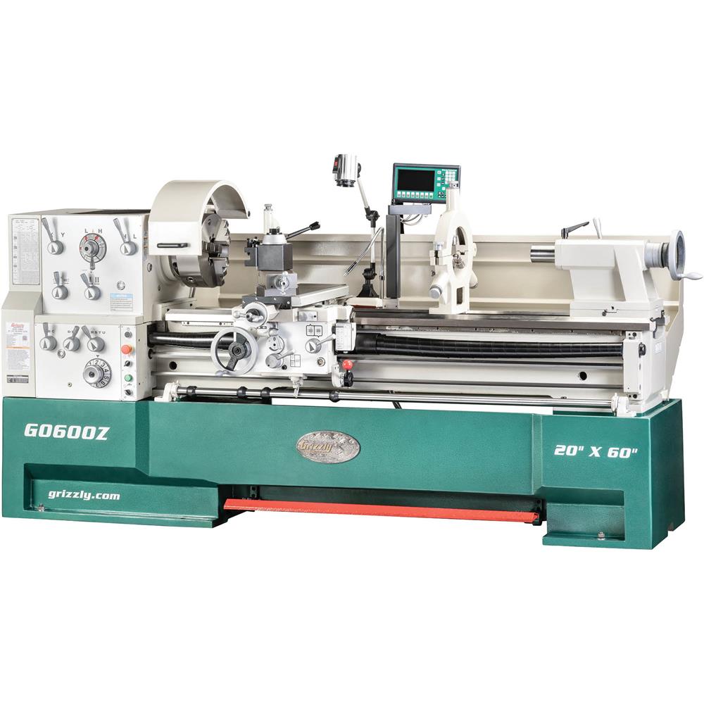 20" x 60" 3-Phase Big Bore Metal Lathe