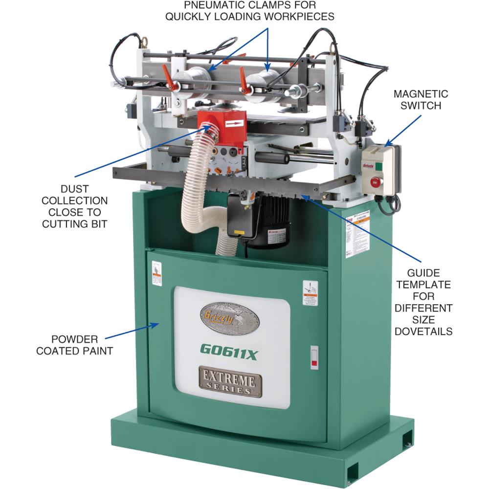 16-1/2" Extreme Series Dovetail Machine