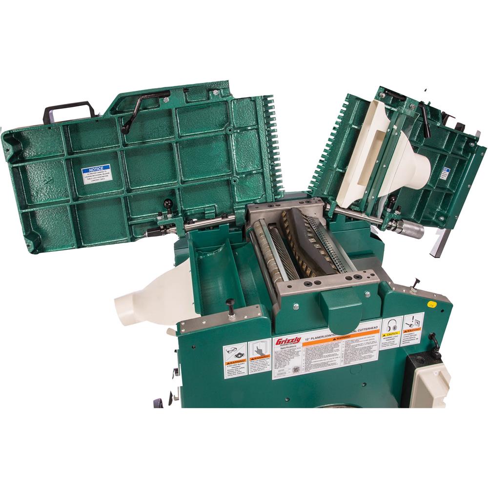 12" 5 HP Planer/Jointer with V-Helical Cutterhead