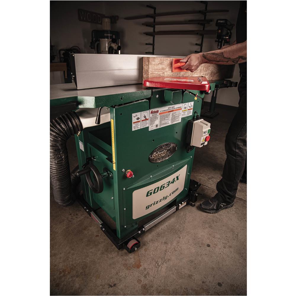 12" 5 HP Planer/Jointer with V-Helical Cutterhead