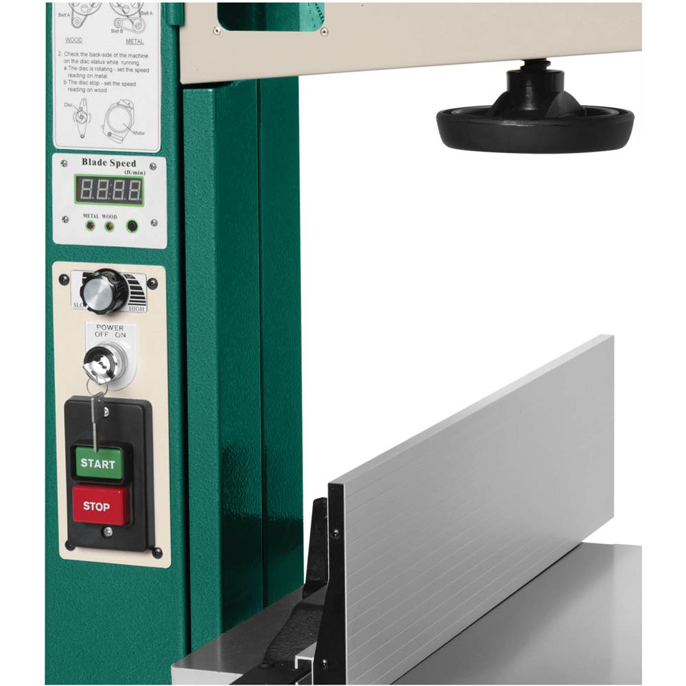 17" 2 HP Metal/Wood Bandsaw w/Inverter Motor