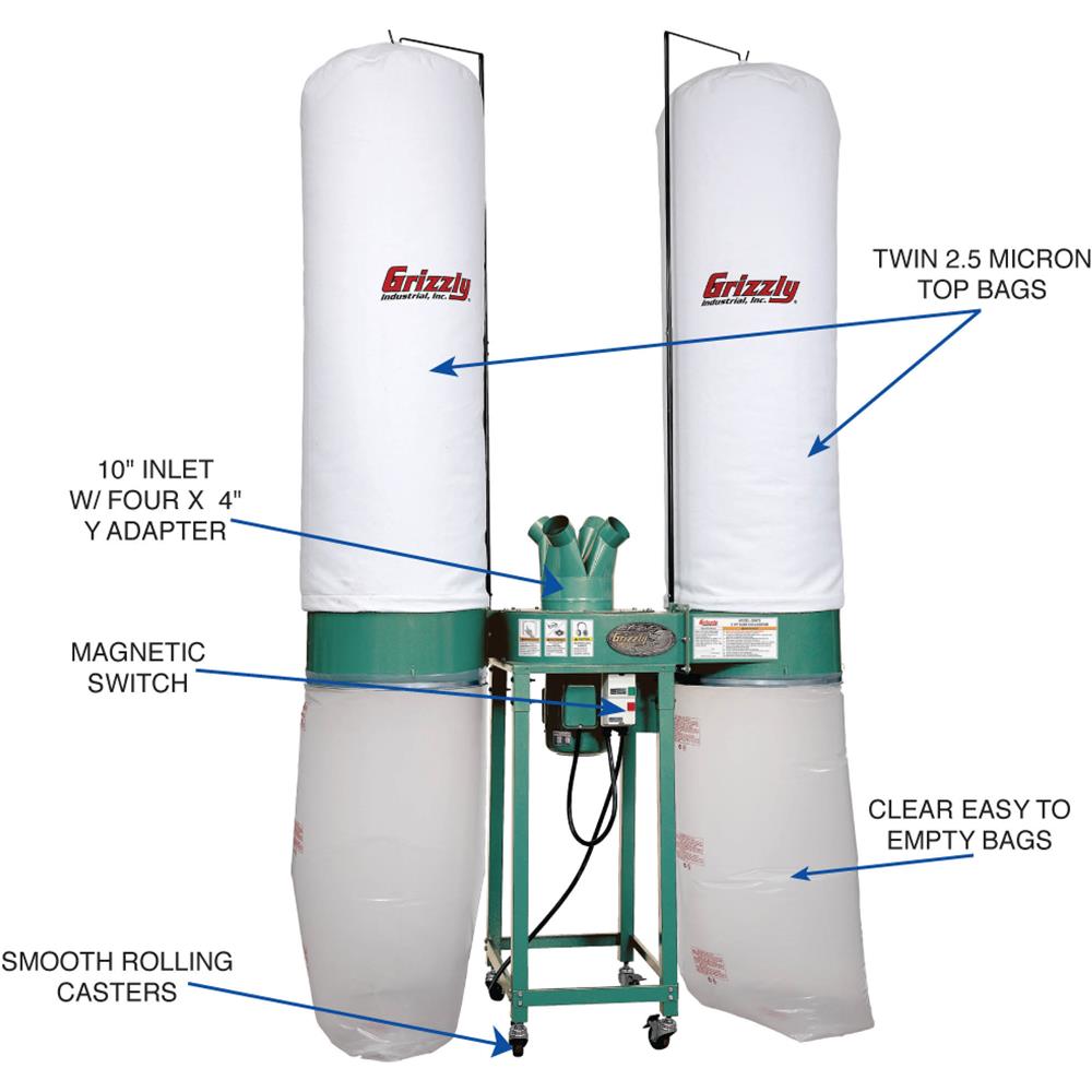 5 HP Industrial Dust Collector