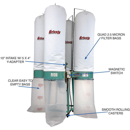 10 HP Industrial Dust Collector