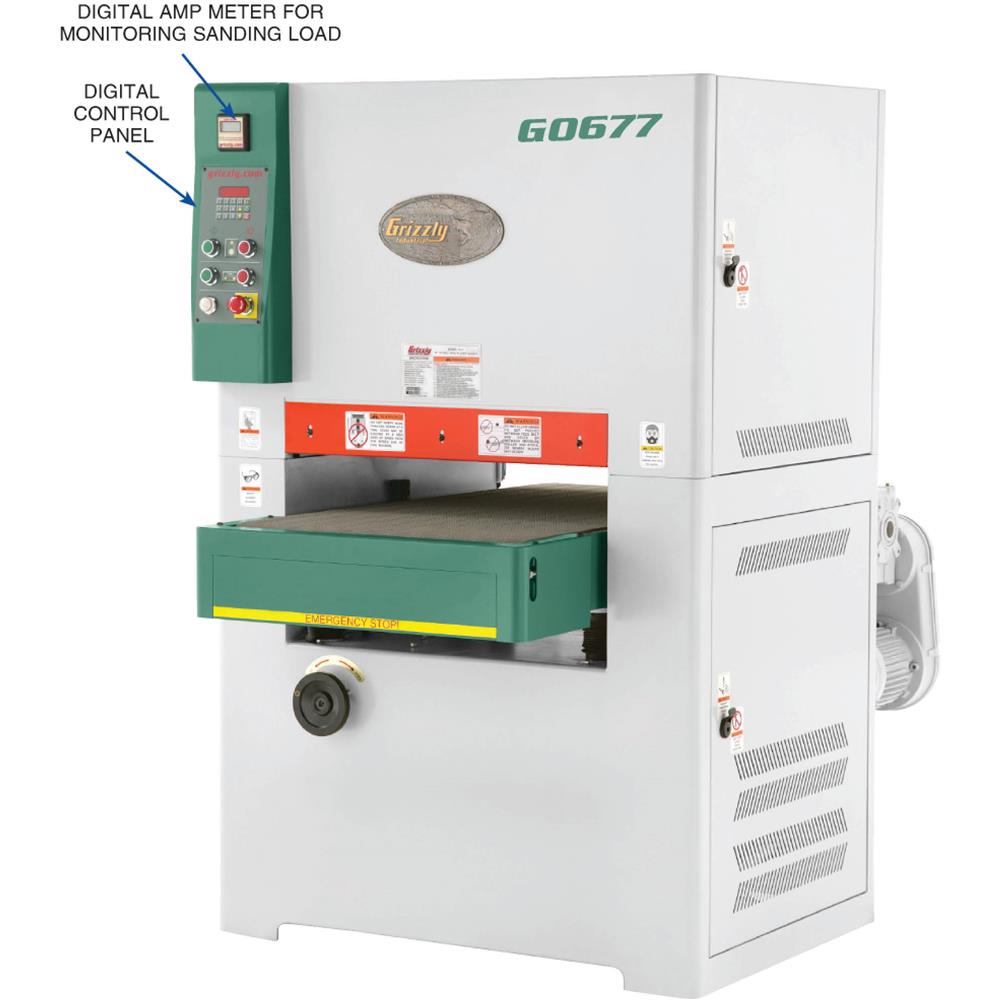 24" 15 HP 3-Phase Planer/Wide-Belt Sander