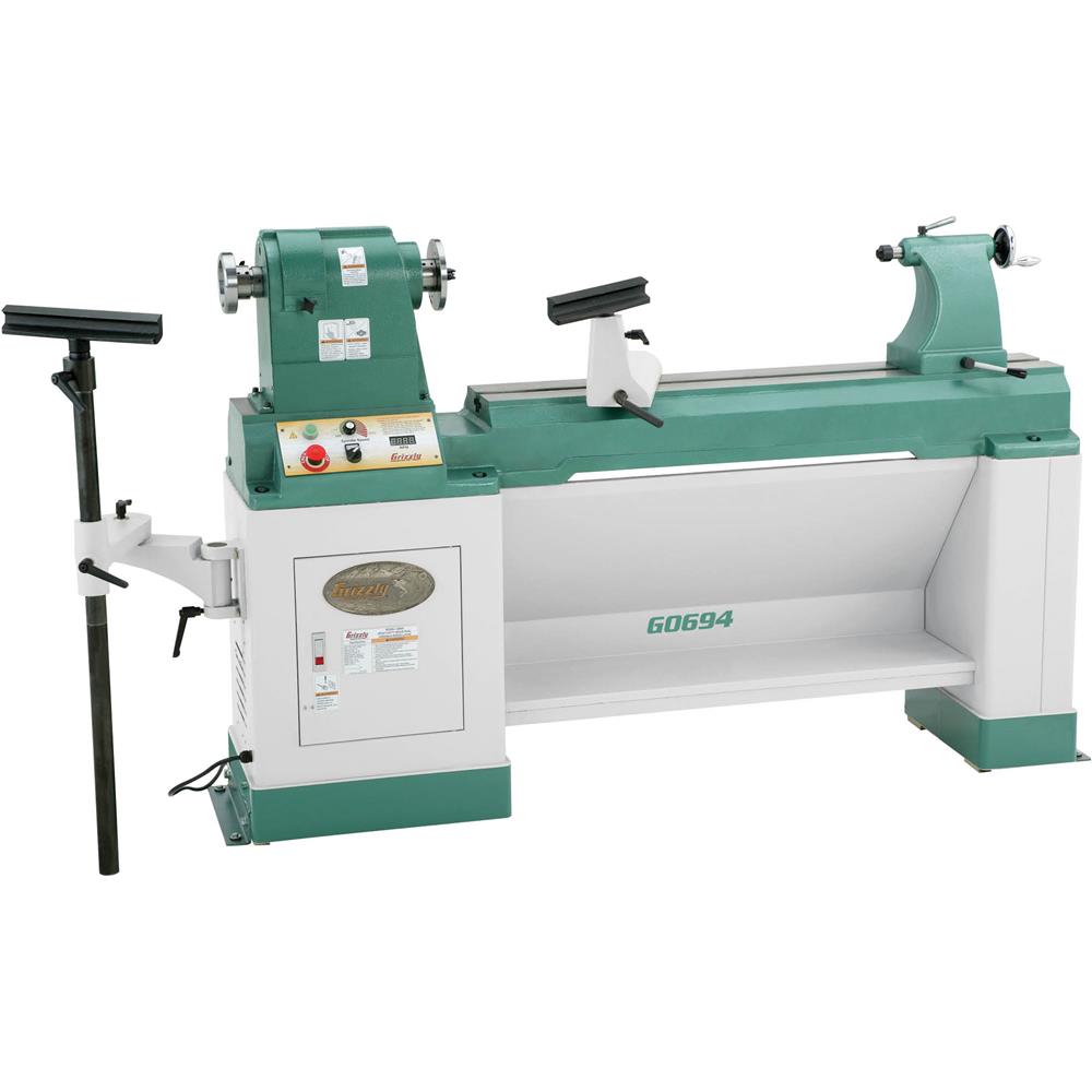20" x 43" Heavy-Duty Variable-Speed Wood Lathe