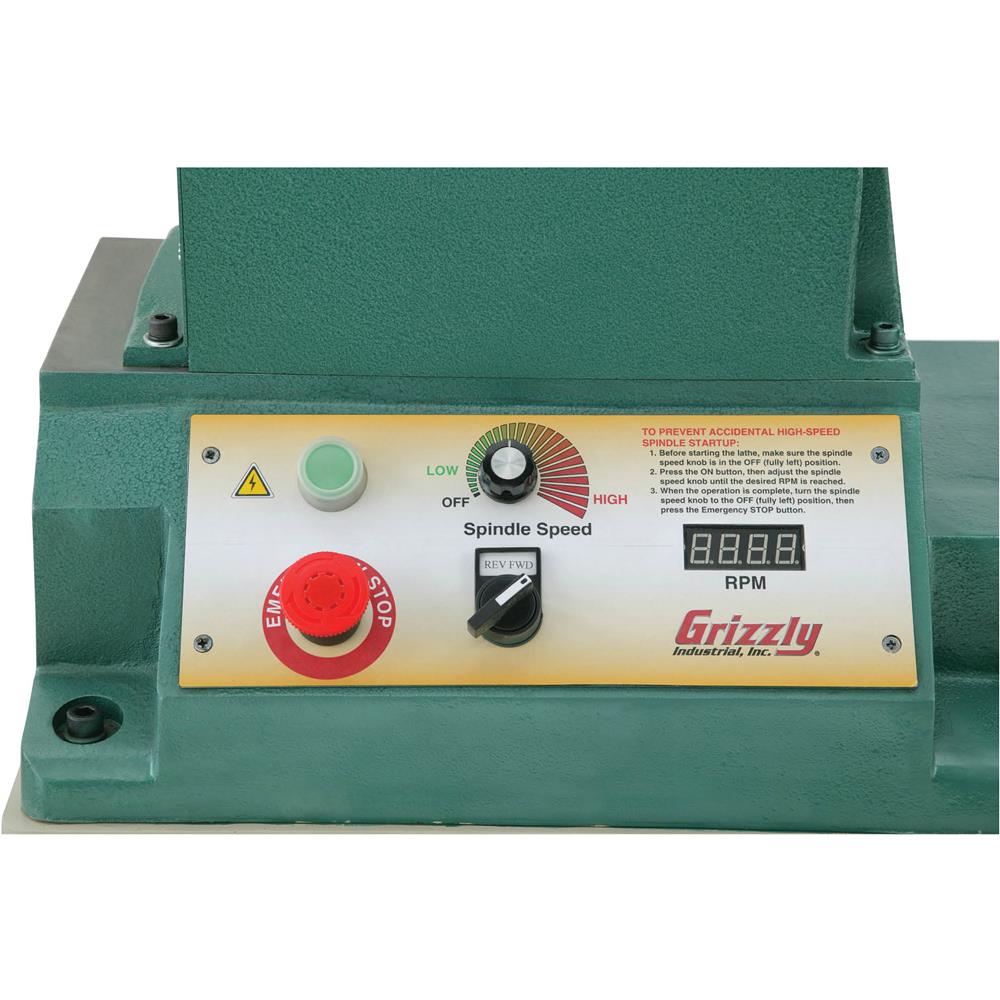 20" x 43" Heavy-Duty Variable-Speed Wood Lathe
