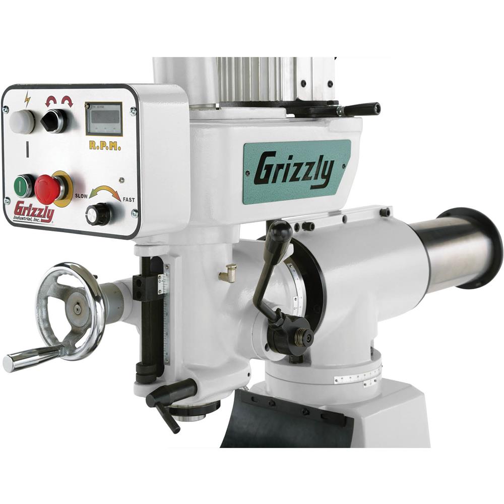 8" x 30" 1-1/2 HP Variable-Speed Knee Mill w/ Ram Head