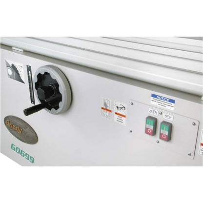 12" 7-1/2 HP 3-Phase Sliding Table Saw with Scoring
