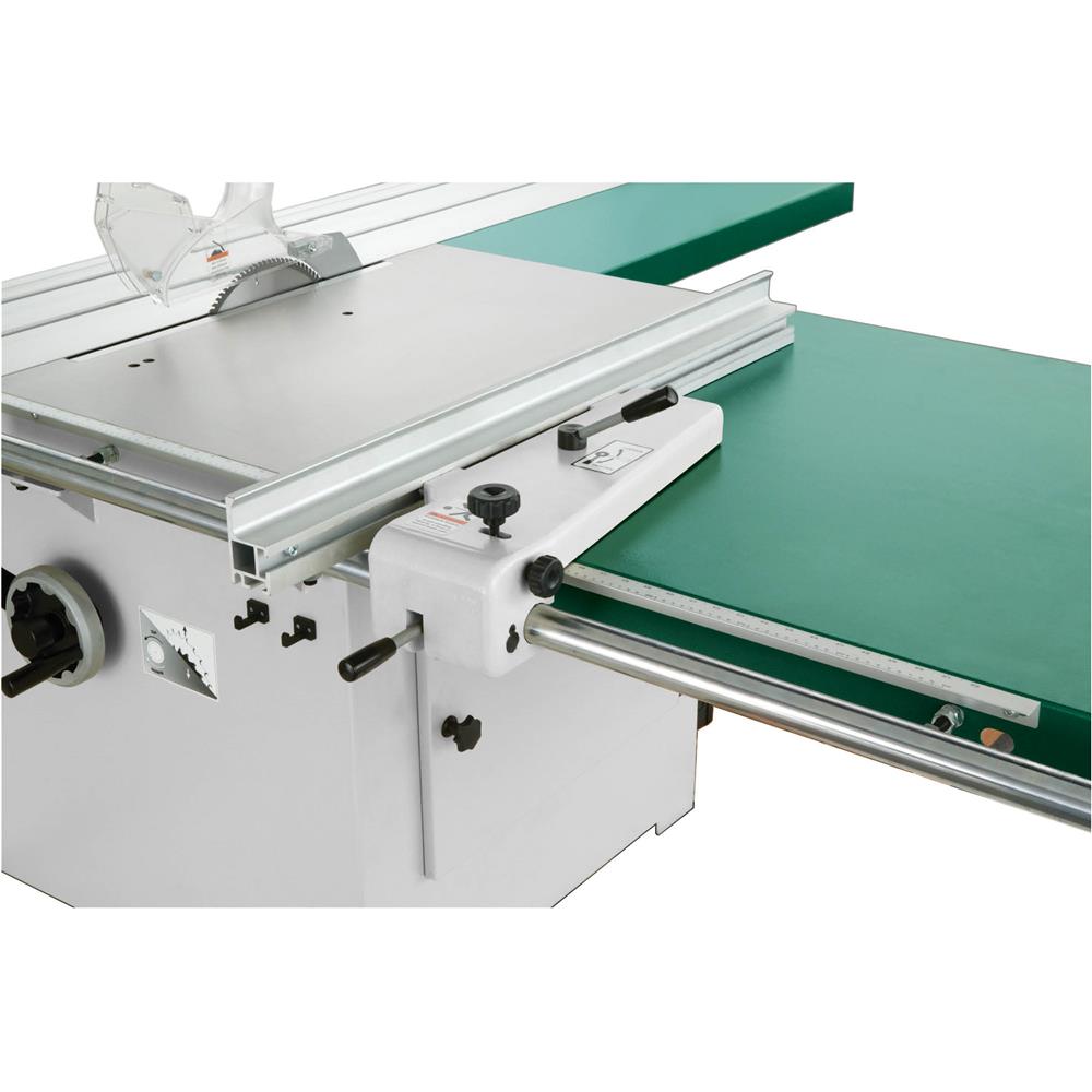 12" 7-1/2 HP 3-Phase Sliding Table Saw with Scoring