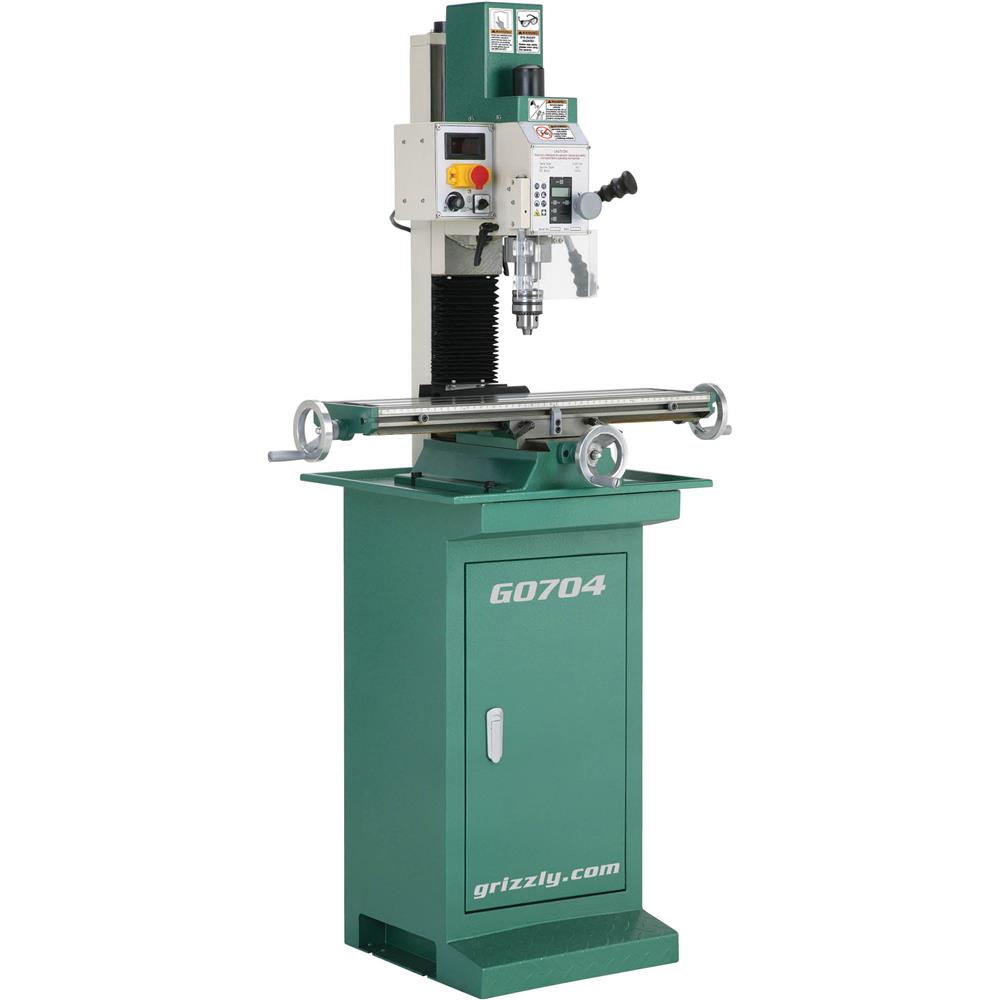 7" x 27" 1 HP Mill/Drill with Stand