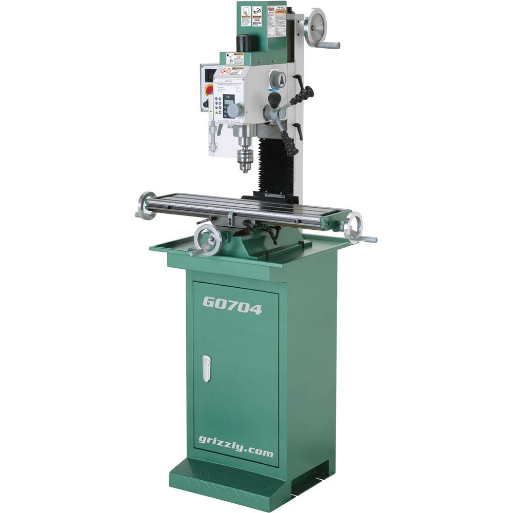 7" x 27" 1 HP Mill/Drill with Stand