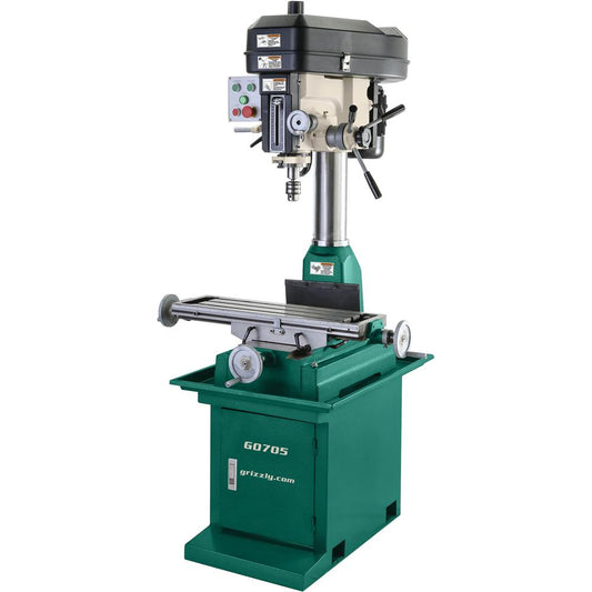 8" x 29" 2 HP Mill/Drill with Stand
