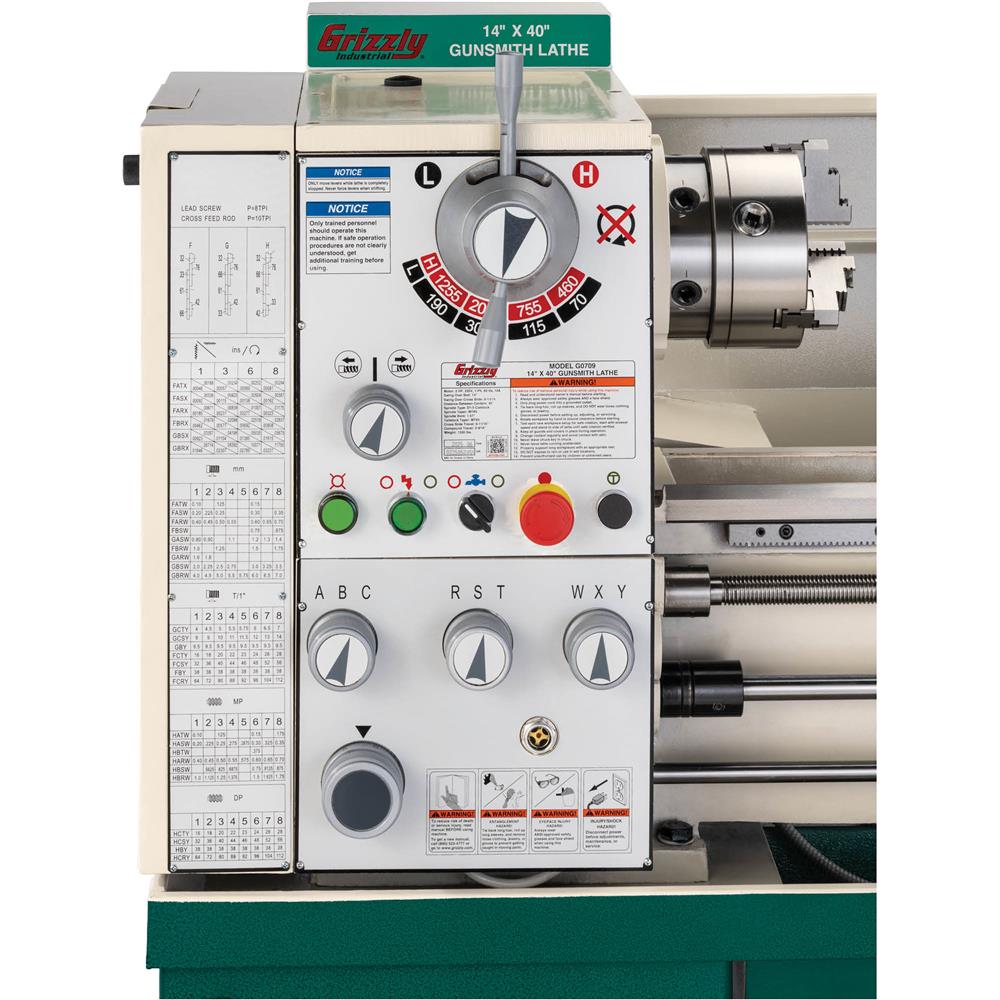 14" x 40" Gunsmith Gearhead Metal Lathe