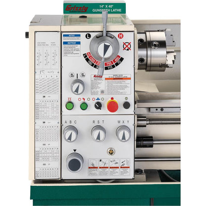 14" x 40" Gunsmith Gearhead Metal Lathe